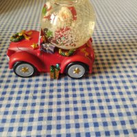 Дядо Коледа количка със снежна топка, снимка 2 - Други - 39017662