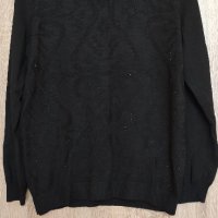 Черна блуза с мъниста LC WAIKIKI, снимка 1 - Блузи с дълъг ръкав и пуловери - 31028246