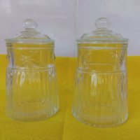 Две стъклени захарници, снимка 1 - Други - 30017738