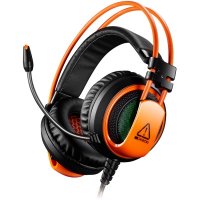 Слушалки с микрофон CANYON CND-SGHS5А Черно-Оранжеви Геймърски слушалки Gaming Headset, снимка 2 - Слушалки за компютър - 30366598