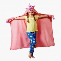 Детско одеяло пелерина с LED светещи очи Еднорог/Динозавър, снимка 5 - Спално бельо и завивки - 38618034