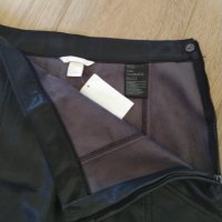 Красива кожена пола на H&M, снимка 4 - Поли - 34339716