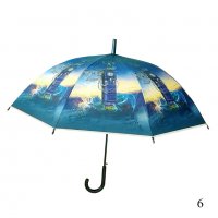 1761 Дамски чадър стил париж 98 см диаметър, снимка 2 - Други - 30536976
