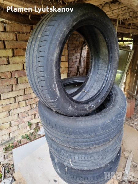 4 броя летни гуми рунфлат Michelin 225 / 50 R17 4-5 mm грайфер, снимка 1