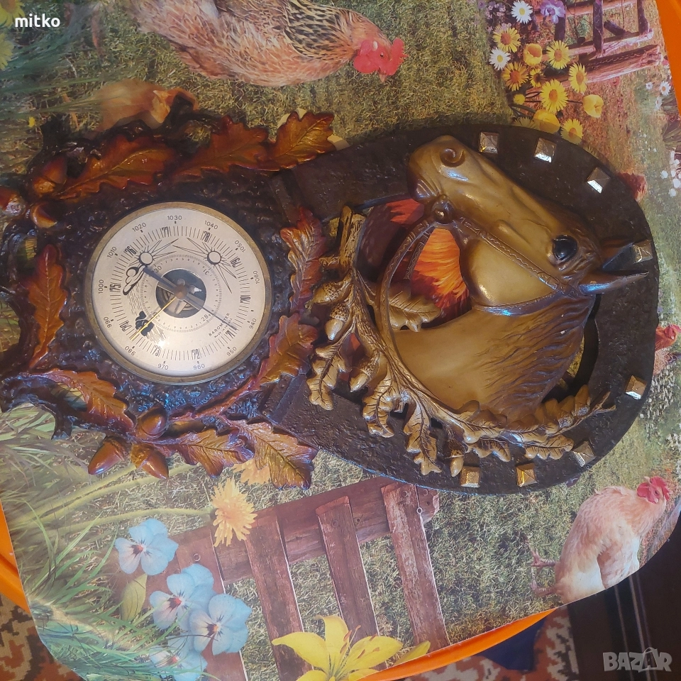 барометар кон картина, снимка 1