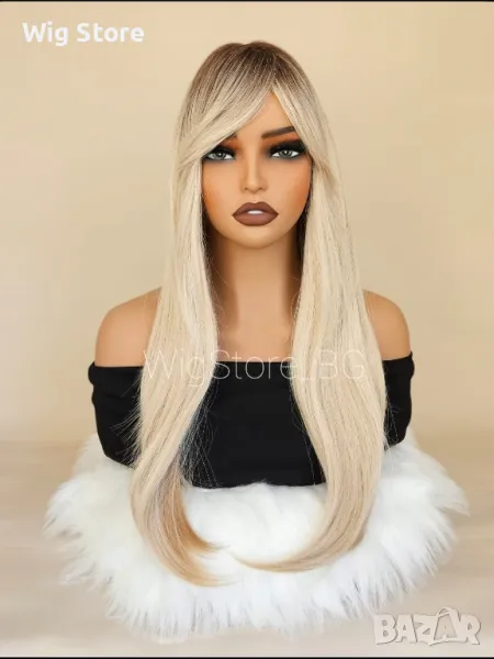 Руса перука с бретон, снимка 1