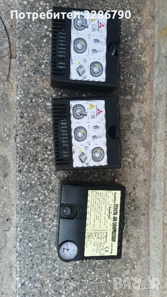 комресори за помпане на гуми оригинални за тойота и митсубиши.Чисто нови,НЕ употребявани, снимка 1