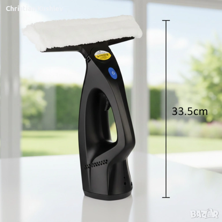 Прахосмукачка за прозорци OSSTOOLS 3 в 1 – Безжично почистване без капки и мокри следи, снимка 1