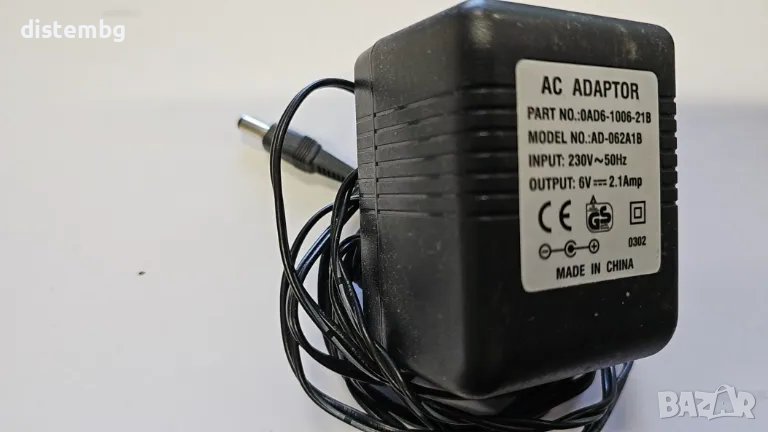 Адаптер AD-062A1B   6V, снимка 1