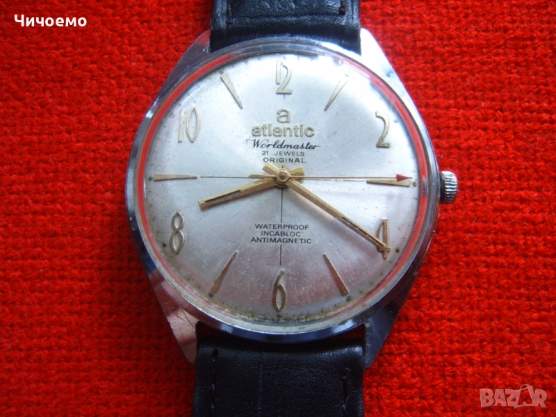 Original Atlantic Worldmaster 21 jewels 6300N Мъжки ръчен часовник, снимка 1