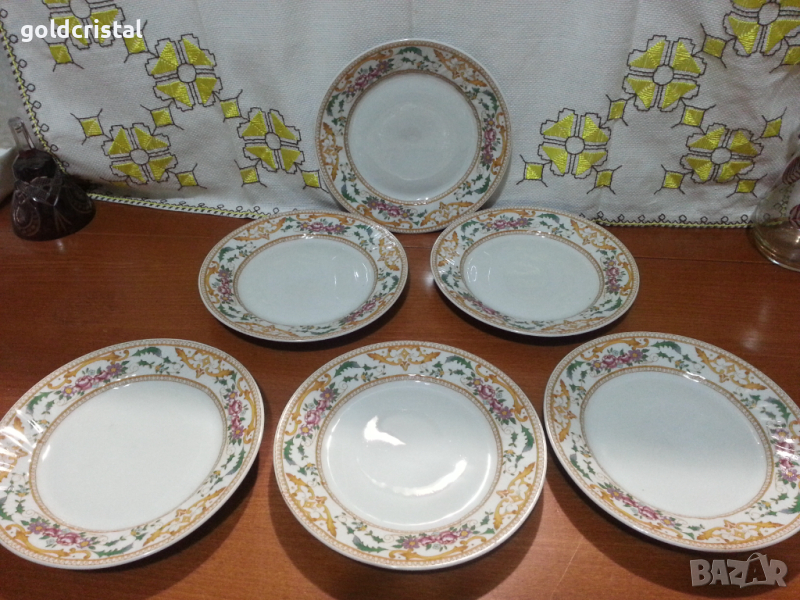 Стар български порцелан чинии , снимка 1