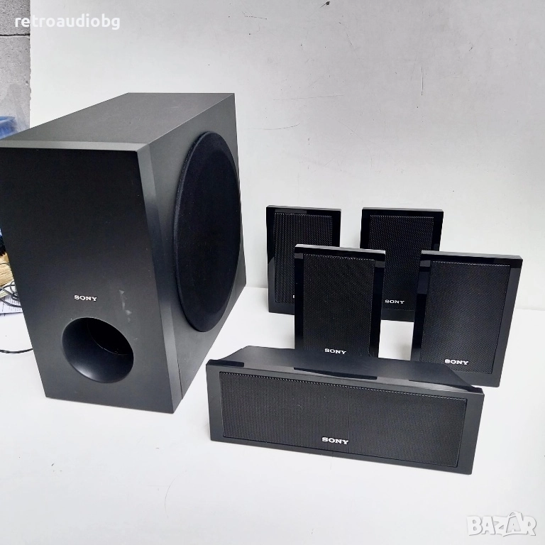 🔉Комплект 6 тонколони за домашно кино Sony SS-WS101, SS-TS102, SS-CT101 с кабели, комплект🔉, снимка 1