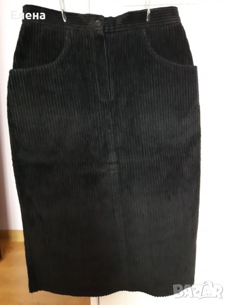 Черна кадифена пола, снимка 1