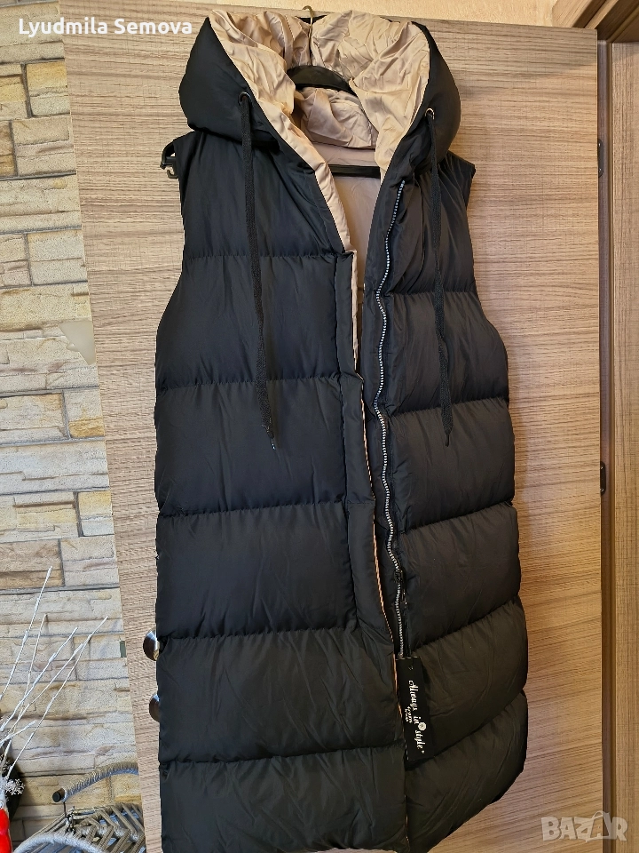 Двулицев зимен елек , снимка 1