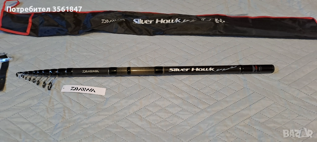 Въдица телемач Daiwa Silver Hawk - 4.40м, снимка 1