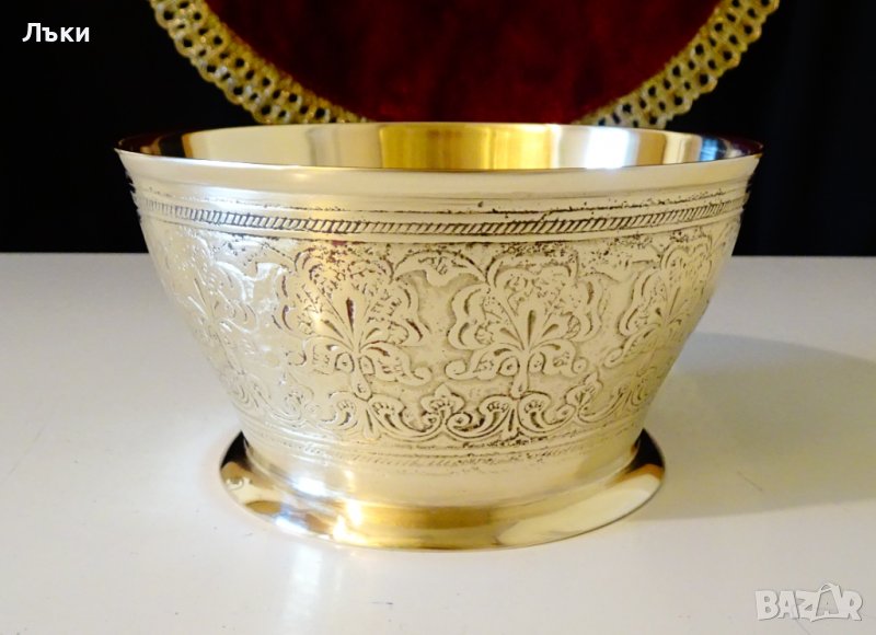 Бронзова бонбониера Британска Индия,маркирана. , снимка 1