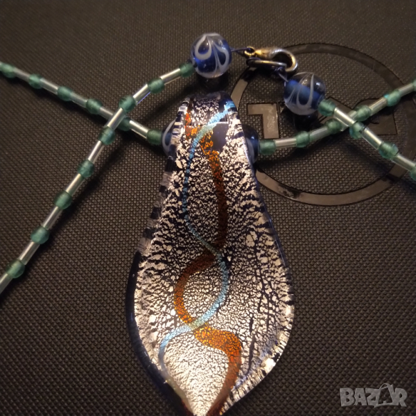 Намалено Мурано страхотно колие в стил арт нуво, снимка 1