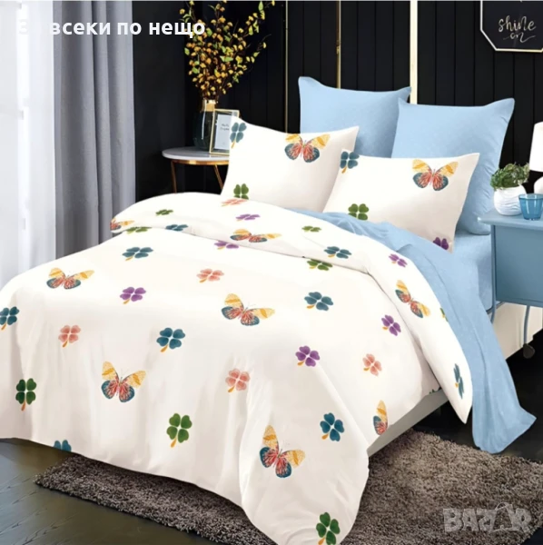 Спален Комплект Със 6 Части Детелинки Код A808, снимка 1