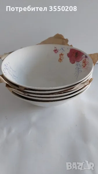 Порцеланови купички 18 см., 5 броя, снимка 1
