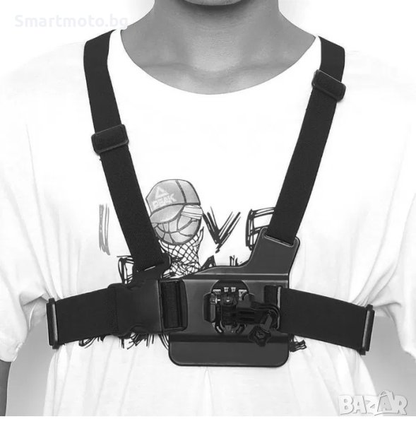 Стойка за гърди / Chest strap за екшън камера Gopro, Eken h9, SJ, снимка 1