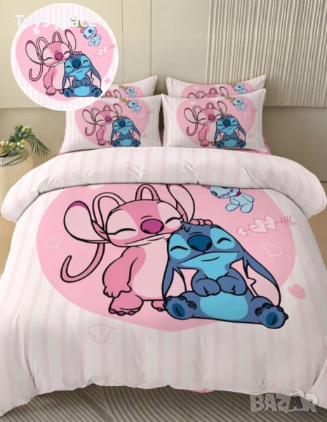 Спален комплект 2 части Лило и Стич Lilo and Stitch 135*200см , снимка 1