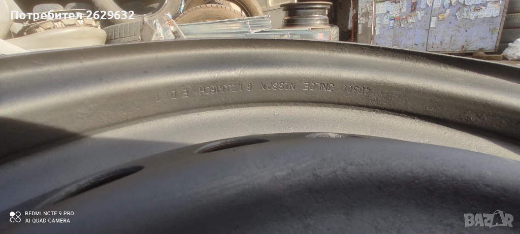 Джанти 16 цола за Нисан 5x114.3, снимка 1