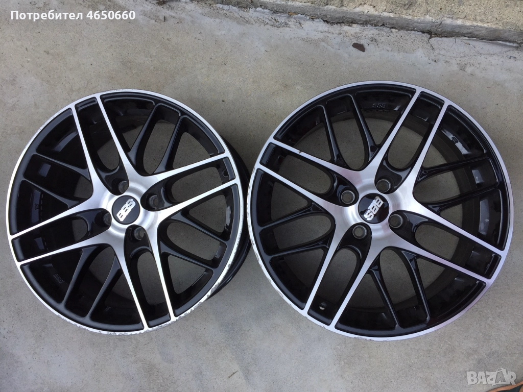 2 бр. 17 цолови алуминиеви джанти BBS 4x100, снимка 1