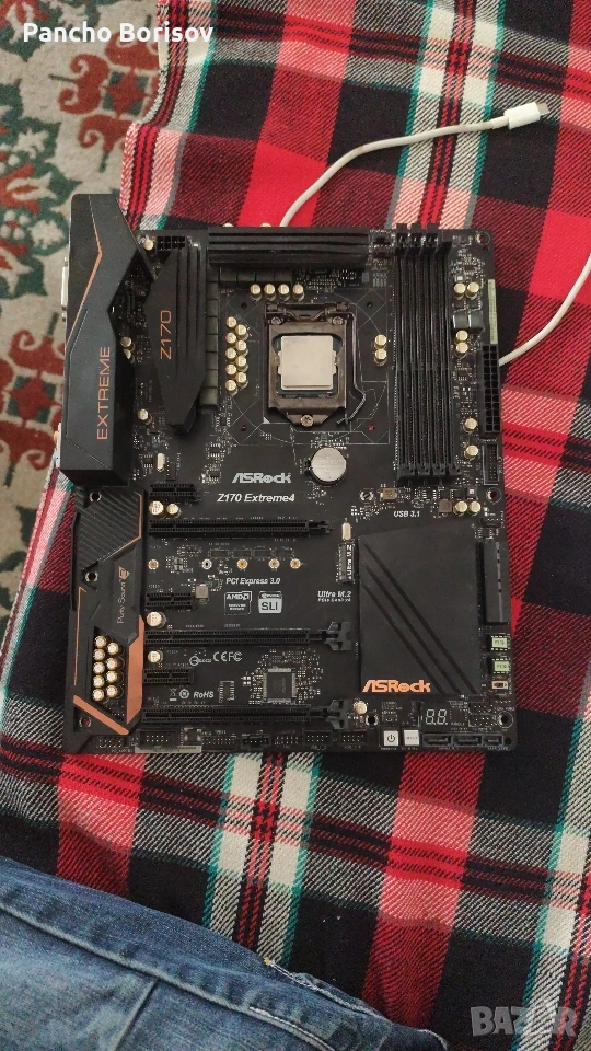 Цената е в ЕВРО CPU: i5-6600 MB: Asrock Z170 Extreme4 RAM: 4GB DDR4 Samsung (2133P), снимка 1