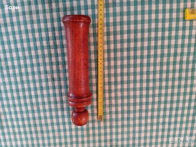 Голяма дървена солница 26см, снимка 1