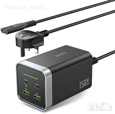 Ново 150W многофункционално USB зарядно 4-портово за лаптоп MacBook Pro, снимка 1