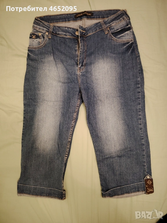 Къси Дамски дънки 3/4-ти Louis vuitton, снимка 1