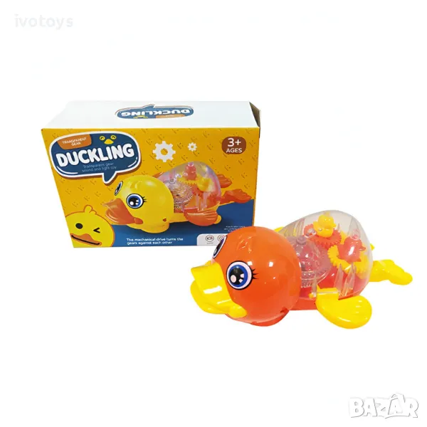 Детски музикално пате с 3D светлини - Код 5503, снимка 1