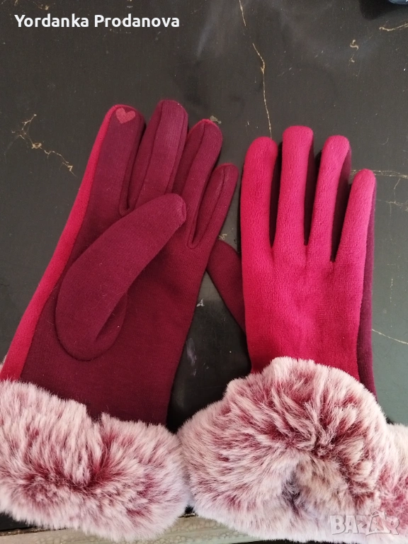 Дамски ръкавици естествена кожа, снимка 1