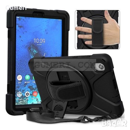 Lenovo Tab M8 (FHD)   360° Въртящ се Противоударен Калъф Стойка с Презрамка, снимка 1