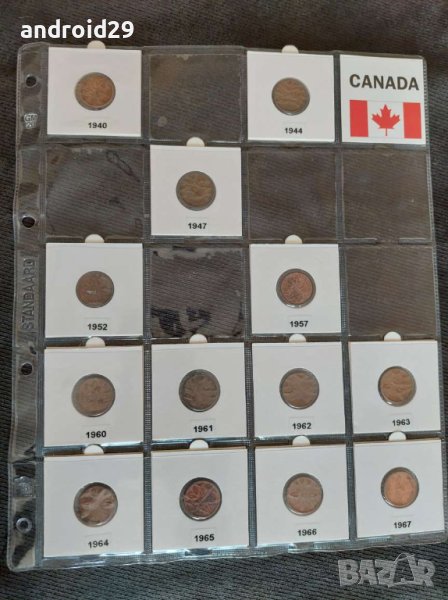 Лот, Монети, Колекция Канада от 94 броя, снимка 1