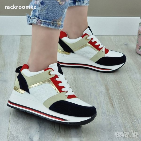 ПРОМОЦИЯ! -50% Дамски маратонки на платформа модел C2053 Томи, снимка 1