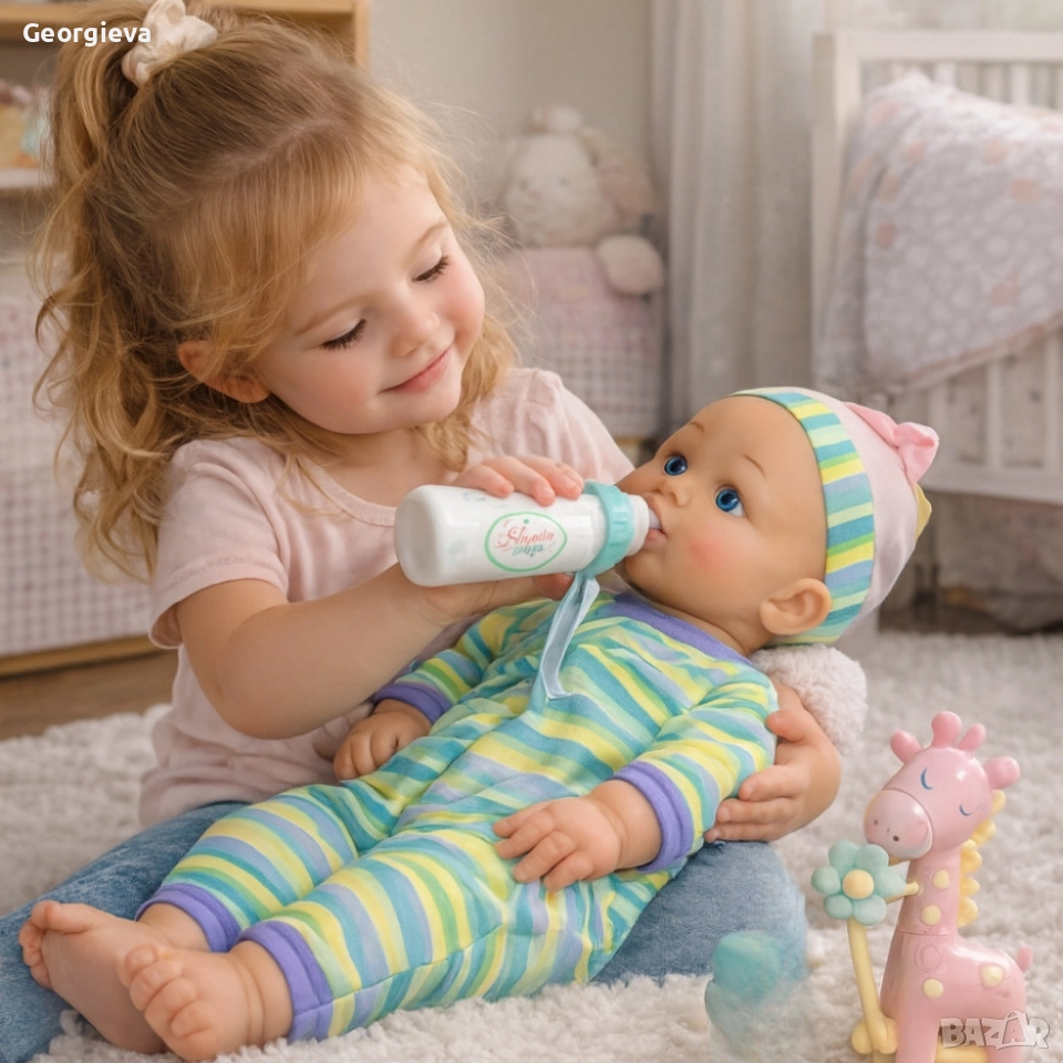 Кукла бебе My Sweet Love с 10 звука и аксесоари – идеален подарък за малки грижещи се сърца, снимка 1