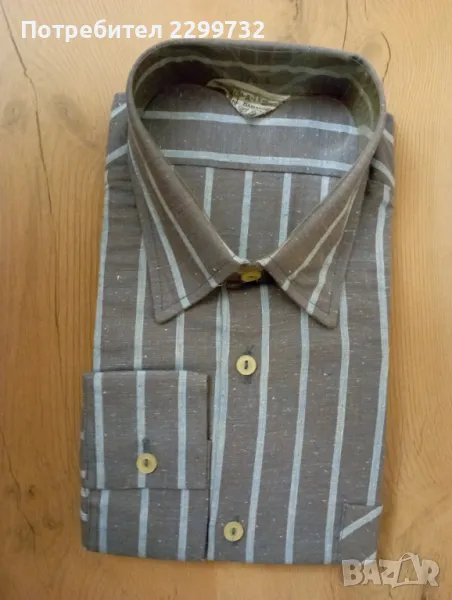 Мъжка риза с дълъг ръкав, снимка 1