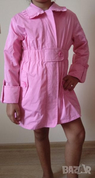Детско розово дълго яке, снимка 1