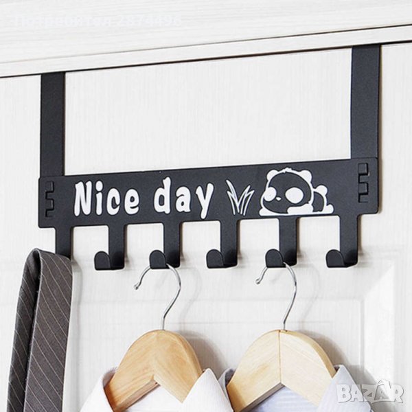 3646 Закачалка за врата Метална, снимка 1