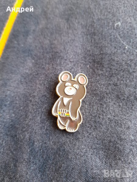 Стара значка мечето Миша #6, снимка 1