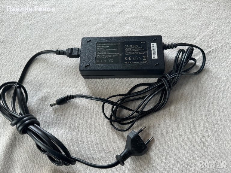 Зарядно 12V 5A  60W , Букса 5.5x2.5 mm, снимка 1