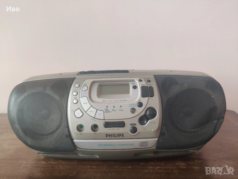 Philips AZ1518/00 радио, касетофон и компактдиск плеър, снимка 1