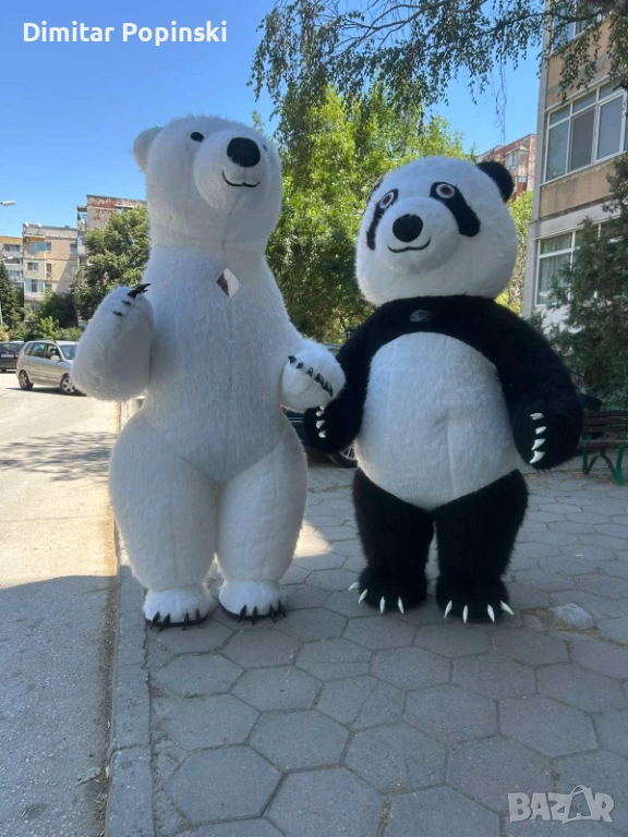 Продава Голяма надуваема БЯЛА МЕЧКА, снимка 1