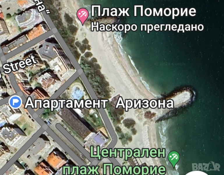 Двустаен апартамент до плажа, снимка 1