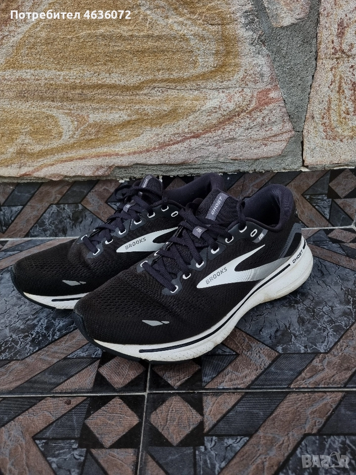 Brooks Ghost 15 Black/White, снимка 1