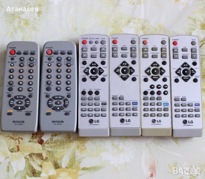 Дистанционно LG и AIWA  AUDIO, снимка 1