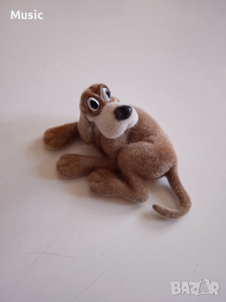 ✅Колекционерска фигурка на куче покрита с нежно кадифе, снимка 1