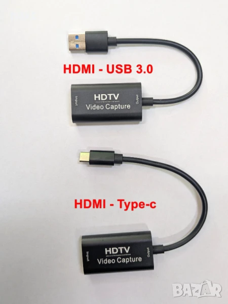 HDMI - USB 3.0 Video Capture Card Game Live Streaming видео кепчър, снимка 1