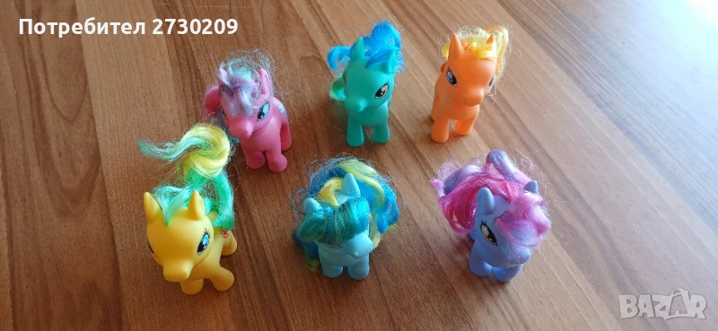 MY LITTLE PONY ЛОТ Понита 6 броя Играчки за Момиче, снимка 1